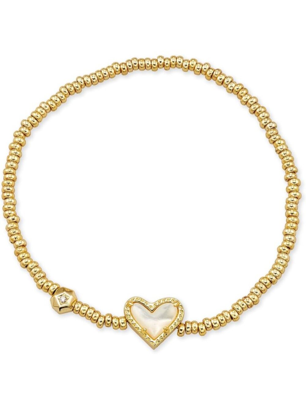 Chic Heart Stretch Bracelet - Stylish Fashion Jewelry for Women, Perfect Gift